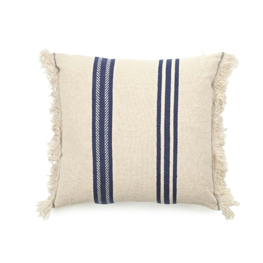 Indigo Stripe Pillow Cover -- 17.5" x 17.5"